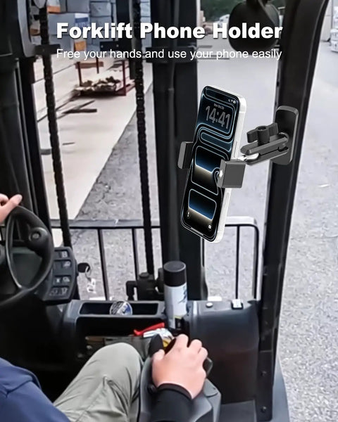 Heavy Duty Magnetic Forklift Phone Mount With Rock Solid N56 Magnet That Locks In Tight for operator console in forklift.