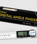 Heavy Duty Digital Angle Finder Protractor Tool With Sleek Seven Inch Body For Zero Guesswork 360 Degree Setup.