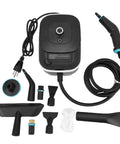 High Temperature Steam Cleaner With 6 Levels And 1250ml Tank, 6.56Ft Hose, US Plug 110V, Portable Kitchen Steam Cleaner components.