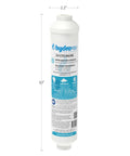 Inline Water Filter For Ice Makers Fridges Dishwashers And RO Setups With One Quarter Inch FPT Threaded Connection NSF Certified