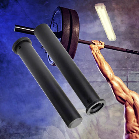 Two Piece 50mm Barbell Adapter Sleeve Conversion For 2 Inch Plates And Posts Heavy Duty PP Attachment Style B displayed vertically