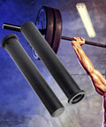 Adapter Sleeve Converts 1 Inch Barbell Posts To 2 Inch Posts 8 Inch Long Variable Diameter Heavy Duty PP in gym setting