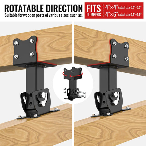 Beefy Heavy Duty Roof Riser Brackets Kit 3 Pack For Pergola And Patio Cover Gazebo Elevates Roof Beams Improves Airflow Adds Modern Look And Easy Installation Built To Last In Any Weather With Easy Mounting And Long Lasting Performance