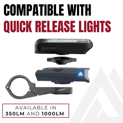 Dope Front Handlebar Mount For Wahoo Elemnt Roam Bolt Mini And Elemnt Series with quick release light compatibility