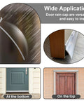 Premium Top Tier 52 Inch Door Drip Guard Aluminum Rain Deflector Weather Proof Door Panel Protector For Cars And Homes No Sweat Corrosion Shield Double Value Pack, showcasing versatile installation.