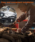 Mechanic installing Durable Engine Water Pump With Thermostat Direct Fit For Chevy Silverado 4.8L 5.3L And 6.0L Engines 1999-2006 And Cadillac 2002-2006 Replacement AW5087 12569519 19195104 252845