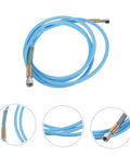 High Temperature Steam Iron Hose Replacement For Easy Ironing Durable Flexible Steam Hose Fits Most Steam Irons Simple Install Pro Grade Steam Line For Home Garment Care And Quick Cleaning Real Deal Leak Proof And Long Lasting blue hose with connectors