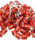 Personalized Pigeon Racing Bands Set, 100 Pcs 8mm Colorful Leg Rings With Loft Name, Year And Unique Number For Easy Identification And Tracking