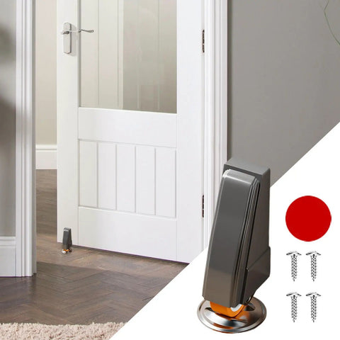Heavy Duty Gate Wheel Replacement To Fix Saggy Wooden Doors Quiet Rolling Bearing Stops Door Drag Smooth As Butter Quick Install And Reliable Daily Use mounted on a white door.