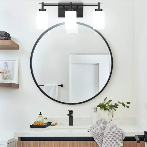 Black Vintage Vanity Light For Bathroom Industrial Wall Fixture Over Mirror With E26 US Socket Not Included Bulbs Old School Cool
