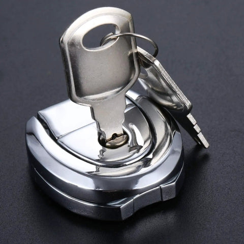 Close-up of Key Hasp Lock 36x37mm For Luggage Suitcase Tools Box And Cabinet Doors Durable Metal Toggle Hasp Latch With Two Keys