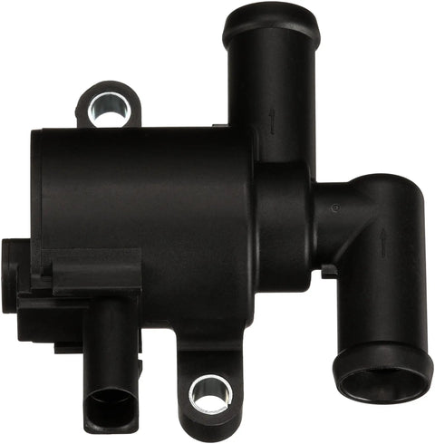 Direct Swap Electric Coolant Control Valve EHV143 crafted with durable 301 stainless steel internals, black resin body.