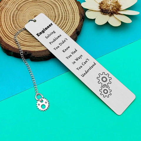 Funny Engineer Gift For Engineers And Students, Inspirational Quote Keepsake For Teachers, Designers, And Engineering Nerds bookmark