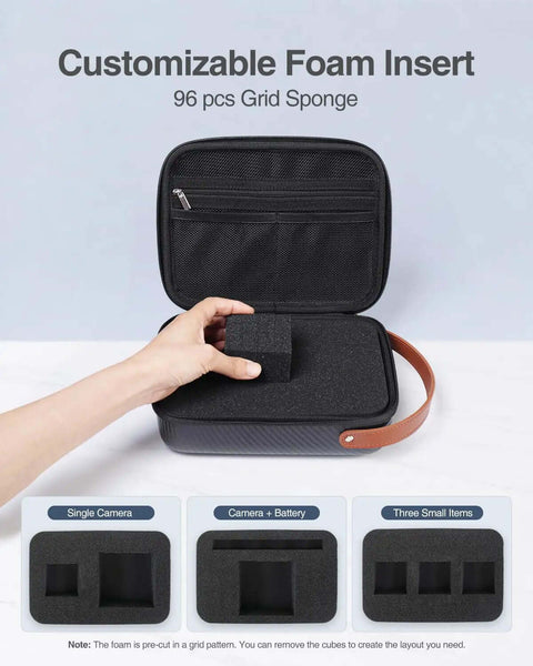 Level Up Your Rig With This Top Shelf Hard EVA Case Featuring Removable Foam Inserts For Shockproof Camera Organizer and Ready To Roll Drone Gear Bag With Strong Build with customizable foam insert for various equipment.