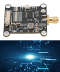 1.2G VTX Video Transmitter Module With 1.6W Output for FPV Drone Racing, low latency, compact design on circuit board background