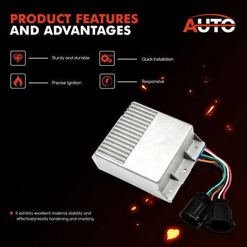 Ignition Control Module ICM ICU FSU Replacement For Ford F-Series Trucks Jeep Mercury Lincoln 1977 1987 LX203 with wires