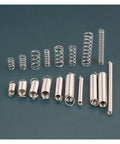 Heavy Duty 200 Pcs Spring Assortment Kit With 20 Size Galvanized Compression Springs For Home Repairs Furniture Fixes And Tough Mechanical Jobs Rust Proof Storage Case Included, assorted springs