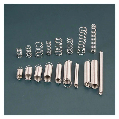 Heavy Duty 200 Pcs Spring Assortment Kit With 20 Size Galvanized Compression Springs For Home Repairs Furniture Fixes And Tough Mechanical Jobs Rust Proof Storage Case Included, assorted springs