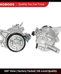 No Hustle Easy Swap Air Conditioning Compressor With Clutch for Chevy Traverse, showing dual side design and mounting features.