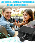 Universal 3.5mm Remote Bass Control Knob For Car Amplifier With 16 Ft Cable And Mounting Screws in vehicle with happy users.