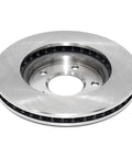 Front Vented Brake Rotor With Non Directional Swirl Finish For Easy Install And No Machining Hub Centric Fit With Precise Hub Hole Chamfer