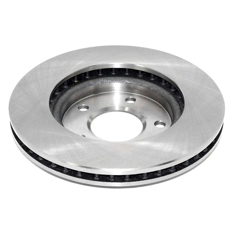 Front Vented Brake Rotor With Non Directional Swirl Finish For Easy Install And No Machining Hub Centric Fit With Precise Hub Hole Chamfer