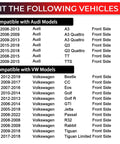 Compatibility chart for Beefy Front Wheel Bearing Hub Assembly Direct Fit For Audi A3 Q3 TT and Volkswagen Beetle Passat Golf Jetta Tiguan