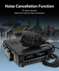 Dual Band Ham Radio Cross Band Repeater And Mobile Transceiver with microphone and noise reduction feature for field ops