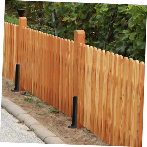 Two Pack Heavy Duty Fence Post Repair Stakes Versatile Ground Anchors For Wood Metal Or Vinyl Fence Posts Quick Fix For Tilted Or Broken Posts