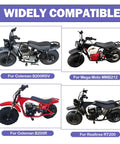 Widely compatible mini bikes for Brake Pads 4 Pcs Fit B200R B200C B200RSV B200 Mini Bike Gy6 Scooters
