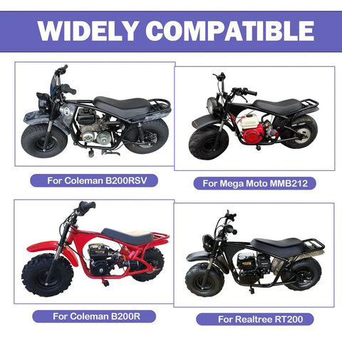 Widely compatible mini bikes for Brake Pads 4 Pcs Fit B200R B200C B200RSV B200 Mini Bike Gy6 Scooters