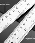 Hardcore Stainless Steel Digital Protractor With Bold Lcd Screen For Spot On 360 Degree Angle Measuring In Construction And Woodworking showing metric and imperial scales.