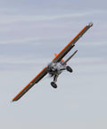 Micro Scrappy 800mm RC Airplane BNF Basic With Flaps And LED Navigation Lights Tiny Backcountry Bush Plane Scale Style in flight