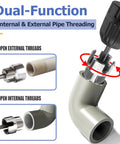 Heavy Duty High Carbon Steel Pipe Threading Wrench For Internal And External Threads, cutting tool for internal and external threads on pipes.