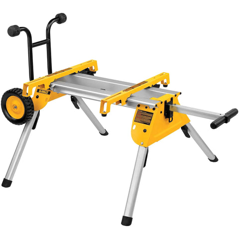 Table Saw Stand With Rollin Mobility Collapsible And Portable Design For Easy Transport Lightweight 33 Pound Frame Heavy Duty Kickstand For Upright Mobility And Storage Quick Connect Brackets For Fast Detachment And Secure Loading