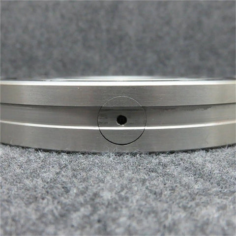 Built Like A Tank Crossed Roller Ring Bearing For Robot Arms And Humanoid Bots 90mm ID 210mm OD 25mm Wide side view showing smooth finish and seal