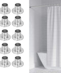 10 Set Flanged Holder Base For Closet Rods And Wardrobe Tubes Stainless Steel Bracket With Screws next to bathroom shower curtain
