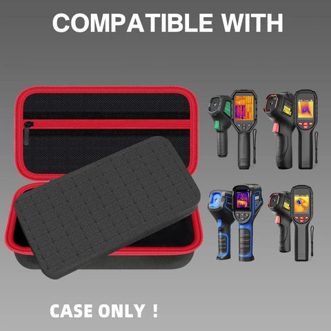 Durable Custom-Fit Storage Case For Thermal Imaging Cameras With DIY Foam Sponge Snug Fit For HF96 F2W AMPBANK H128 TOPDON TC004