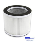 Replacement Filter For RIGOGLIOSO GL2109 And SimPure P03 Air Purifiers Two Pack H13 True HEPA with activated carbon, close-up view
