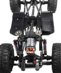 Planetary Gearbox Transfer Case And Short Drive Shaft Skid Plate Front Motor Mount Upgrade Kit for one tenth RC crawler chassis