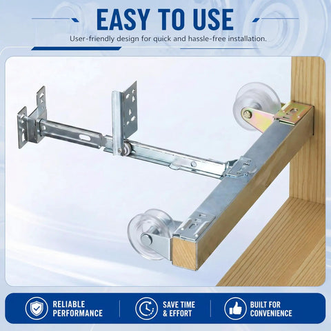Top Notch 8 Pack Drawer Roller Replacement Kit With Durable Nylon Wheels And Robust Steel Brackets For No Sweat Kitchen Cabinet Slide Fix And Quick Hardware Tune Up, user-friendly design with steel brackets and nylon wheels.
