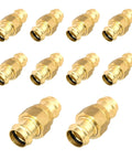 No Sweat Copper Press Union Coupling Heavy Duty Lead Free Brass Plumbing Fitting, 1-1/4 inch, 10 pack, used for plumbing connections.
