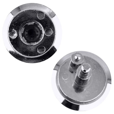 Dead Nut Tight Zinc Concealed Latch For Commercial Steel Door Restroom Partition Hardware Internal Mount Replacement Heavy Duty Washroom Lock Built Like A Tank Guaranteed, chrome finish, detailed view of latch mechanism.