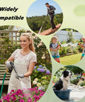 People and pets using Two Pack Brass Garden Hose Quick Release Fittings Kit For Easy Water Connection Leak Proof And Durable Connectors