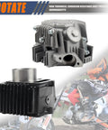 52.4mm Big Bore Cylinder And Head Kit With Piston Ring Rebuild Set And Gasket Pack for 110cc Taotao engine ATV