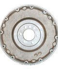 Drop In Clutch Flywheel Built Damn Tough For Street Runs And Smoother Shifting Engineered To Fit Chevrolet Vehicles Direct Factory Replacement close-up image of rugged steel flywheel for manual transmissions
