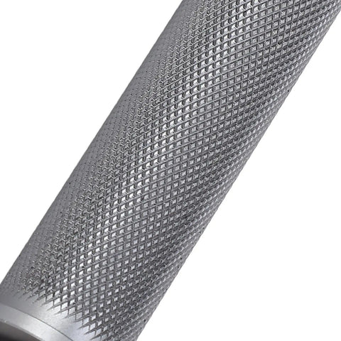 Close-up of textured aluminum surface on Pro Grade Heavy Duty Bench Dogs for Woodworking Set of 2 Fits 20mm Holes on Aluminum Guide Rail