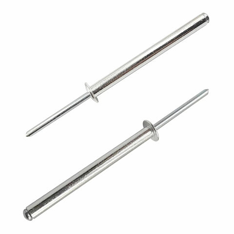 40 Piece Long Blind Rivets Aluminum With Steel Mandrel For Heavy Duty Sheet Metal Pop Rivets Rust Resistant Durable Pro Grade Rivet Kit