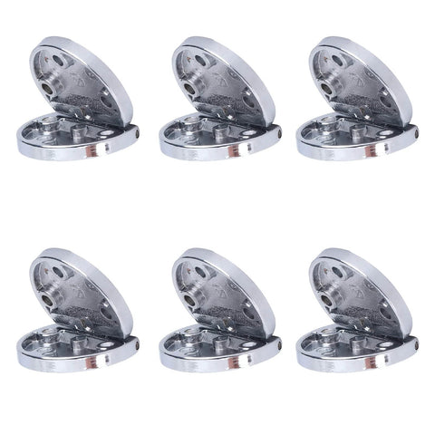 6 Pcs Zinc Alloy Flip Door Hinges 90 Degree Folding Butt Hinges For Table Desk Wardrobe Durable Hardware