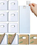 Quick Fix Vertical Blind Repair Kit With Grippy Adhesive Tabs For Bent Or Snapped Slats showing adhesive tabs and installation process.